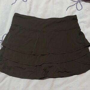 Athleta Girl Black Skort with Inner Shorts